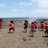 Hālau dance to honor tūtū Pele at Halemaʻumaʻu crater
