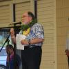 Gov. Abercrombie announces to the members of WHHA the release of 3.5 million dollars for the development of WHHAʻs community Ag Park